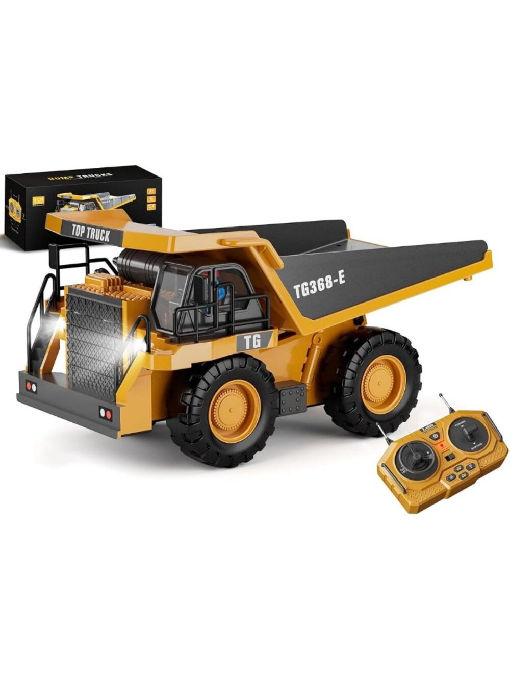 Remote Control Dump Truck Toy for Kids - Fun Construction Vehicle Playset
